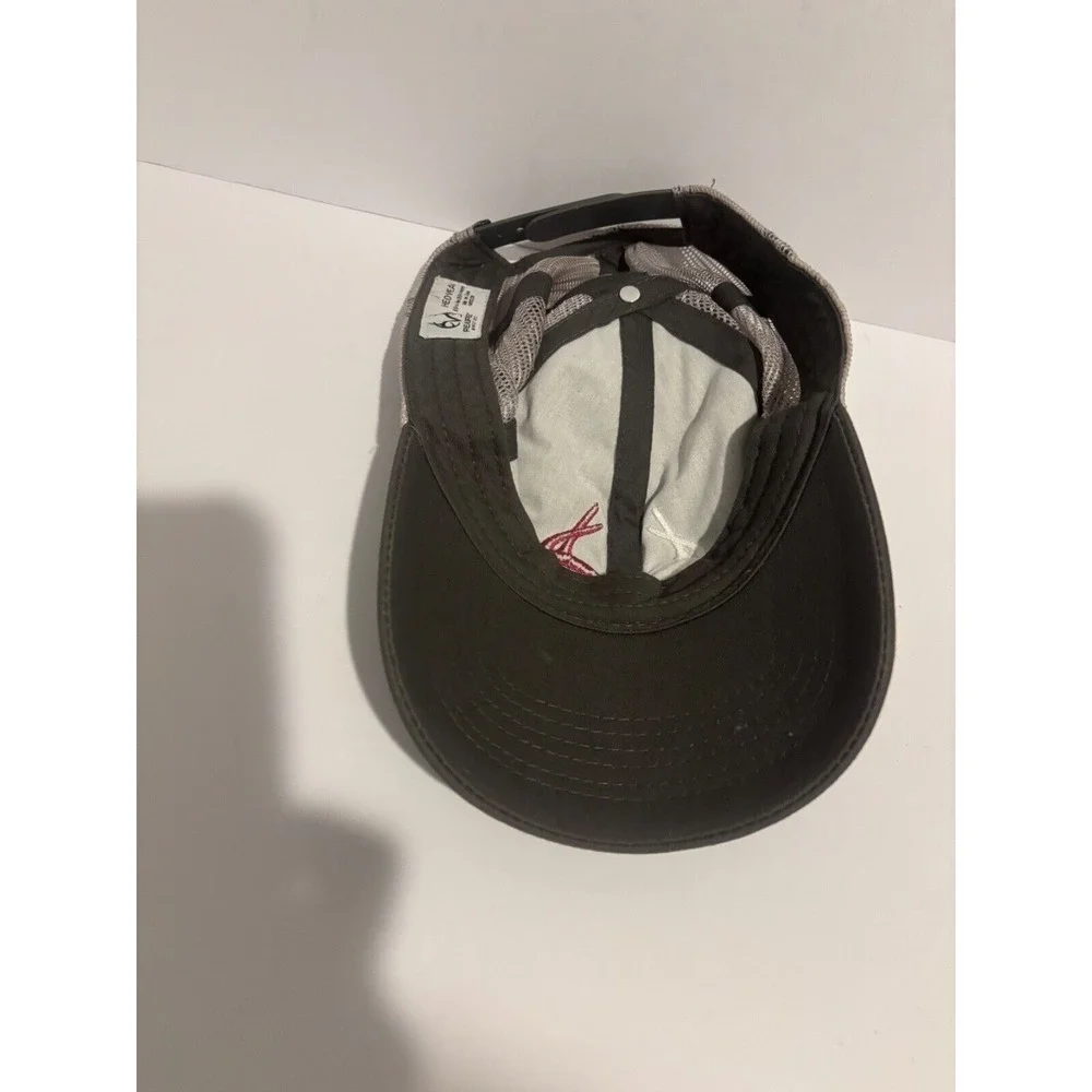 Realtree Trucker Baseball Cap Hat Snapback Mesh Hunting Embroider Buck Grey Pink